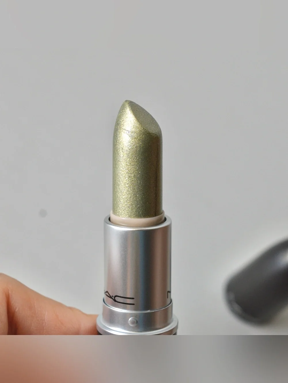 MAC Cosmetics Lipstick *NO INTERRUPTIONS* Discontinued Gorgeous Khaki